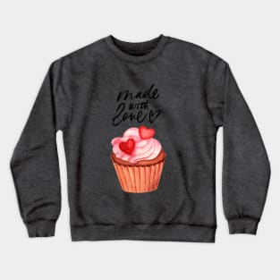 Love Cupcake Made with Love Tee Crewneck Sweatshirt